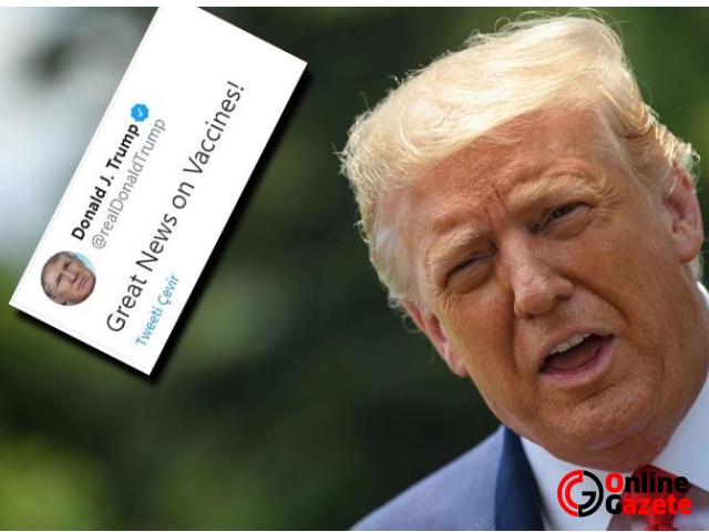 Flaş haber: Trump Koronavirüs aşısı ile ilgili açıklama yaptı