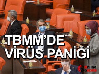 SON DAKİKA: TBMM içinde de Korona Paniği