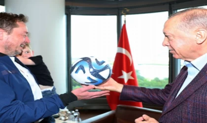 Erdoğan, Elon Musk ile buluştu