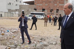 Tatar, İsias Otel'in enkaz alanını ziyaret etti