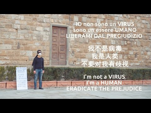 Italian residents hug Chinese people to encourage them in coronavirus fight